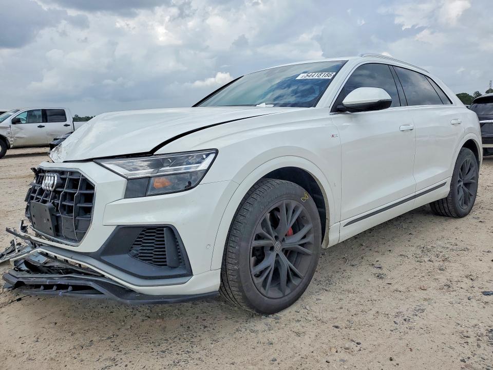 2021 Audi Q8 VIN WA1EVAF1XMD002490 — COPART salvage auction photo