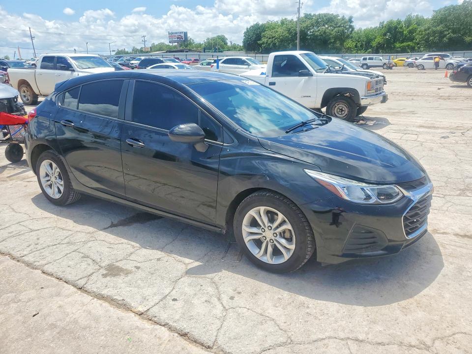 2019 Chevrolet Cruze VIN 3G1BC6SMXKS553956 COPART salvage auction — HAIL, Ok - Certificate Of Title, sold $3,450 on 2026-07-23 (photo 4)