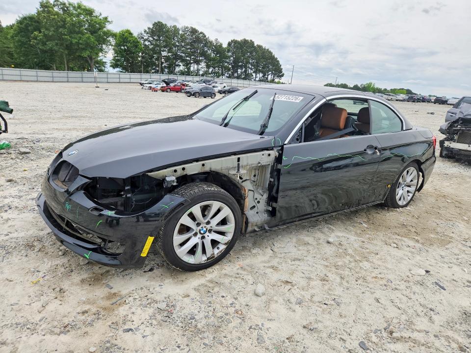 2013 BMW 3er VIN WBADW7C57DE732373 COPART salvage auction — FRONT END, Ga - Cert Of Title-Salvage, sold $2,100 on 2026-07-08 (photo 1)