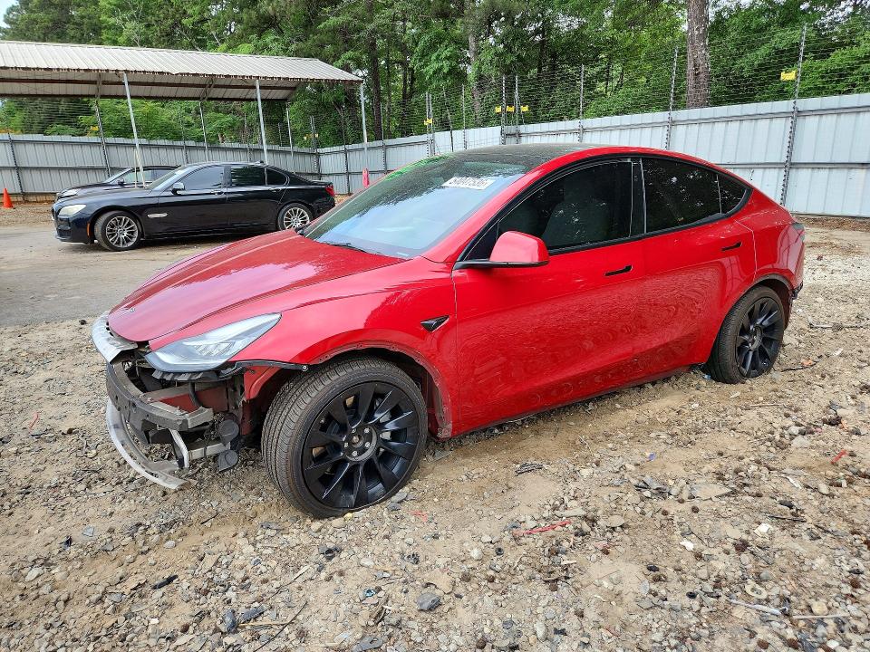 2023 Tesla Model y VIN 7SAYGDEE7PA160043 COPART salvage auction — FRONT END, Fl - Cert Of Title Slvg Rebuildable, sold $10,700 on 2026-07-31 (photo 1)