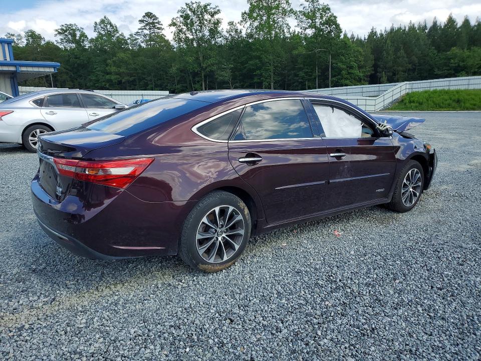 2018 Toyota Avalon VIN 4T1BD1EB4JU063251 COPART salvage auction — FRONT END, Nc - Salvage Certificate Of Title, sold $4,250 on 2026-07-02 (photo 3)