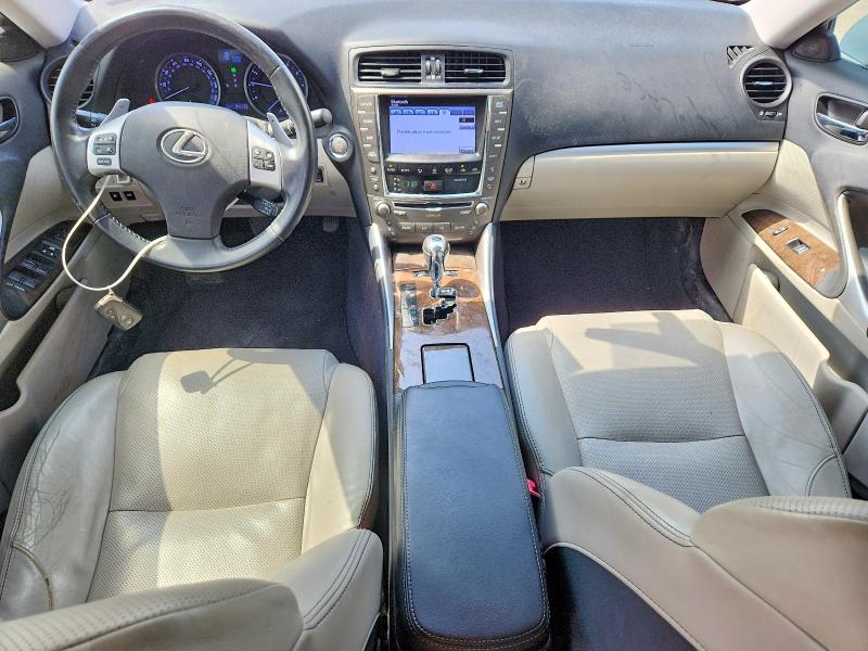 2011 Lexus Is VIN JTHBF5C22B5153758 COPART salvage auction — HAIL, Tx - Certificate Of Title, sold $4,100 on 2026-07-13 (photo 8)