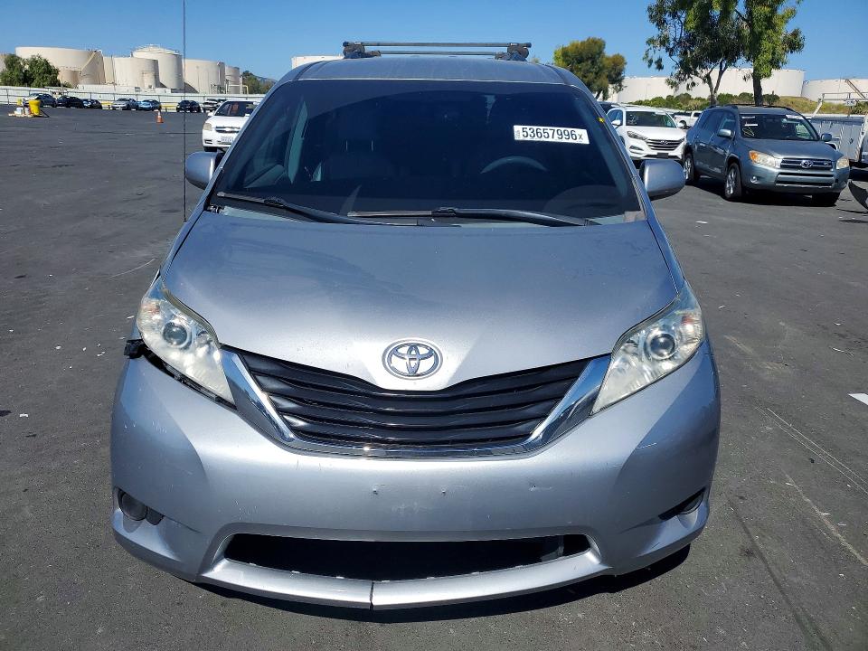 2013 Toyota Sienna VIN 5TDKK3DC5DS282857 COPART salvage auction — SIDE, Ca - Salvage Certificate, sold $5,100 on 2026-07-27 (photo 5)