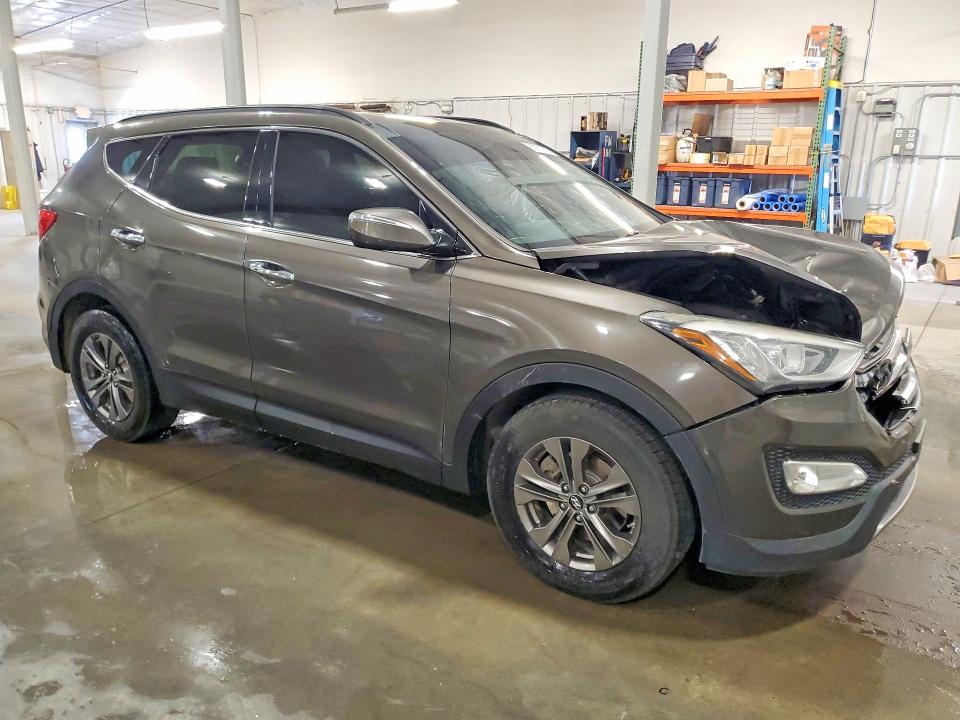 2014 Hyundai Santa fe VIN 5XYZUDLB6EG201449 COPART salvage auction — FRONT END, Mn - Cert Of Title-Prior Salvage, sold $250 on 2026-07-27 (photo 4)