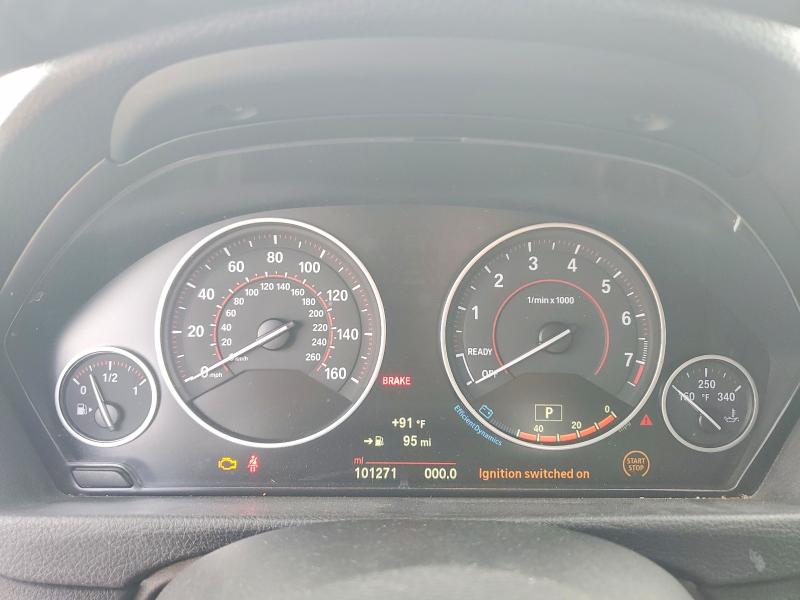 2017 BMW 3er VIN WBA8B9C53HK675850 COPART salvage auction — FRONT END, TX - CERTIFICATE OF TITLE, sold $5,400 on 2026-07-23 (photo 9)