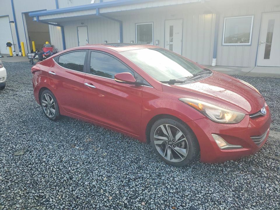 2015 Hyundai Elantra VIN 5NPDH4AE2FH550811 COPART salvage auction — REAR END, NC - SALVAGE CERTIFICATE OF TITLE, sold $1,500 on 2026-07-02 (photo 4)