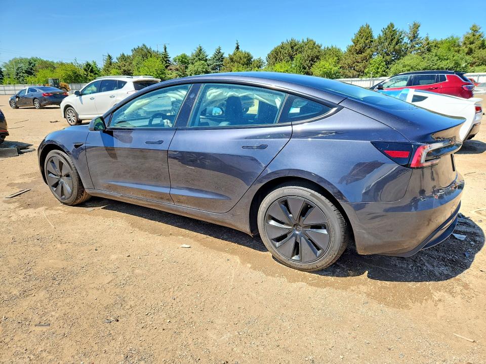 2024 Tesla Model 3 VIN 5YJ3E1EB9RF794722 COPART salvage auction — FRONT END, Il - Salvage Certificate, sold $6,700 on 2026-07-28 (photo 2)