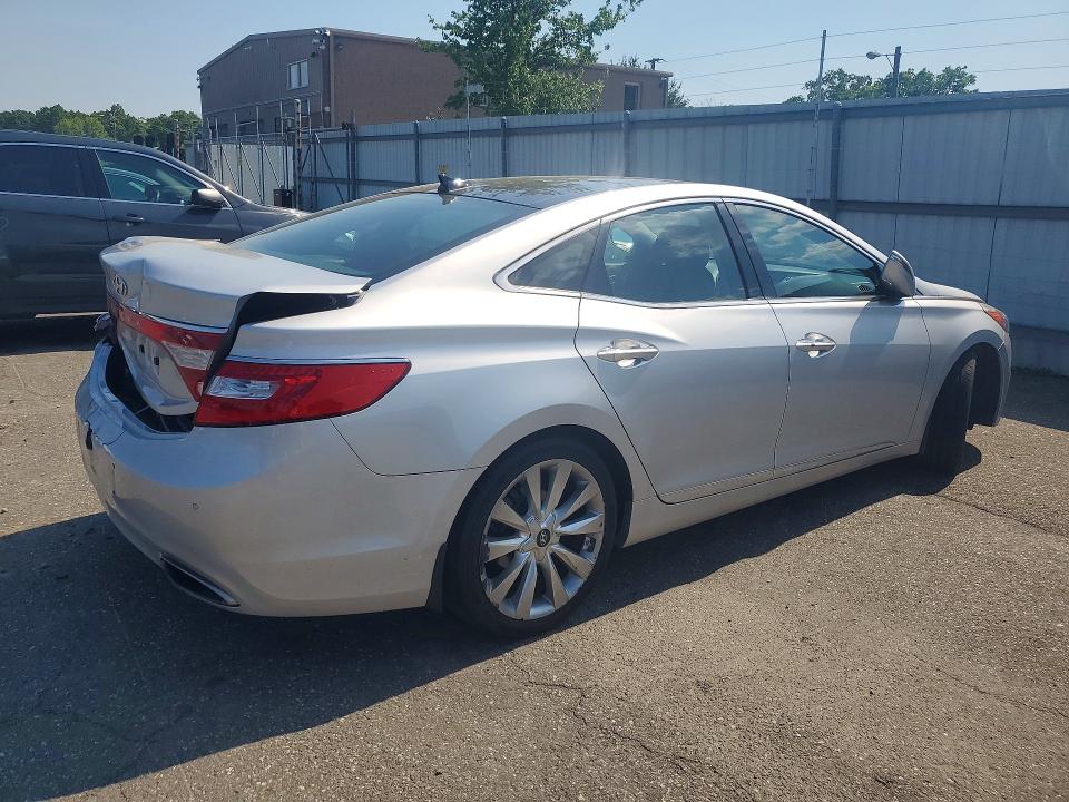 2012 Hyundai Azera VIN KMHFH4JGXCA193306 COPART salvage auction — REAR END, Nj - Cert Of Title-Salvage, sold $1,400 on 2026-07-14 (photo 3)