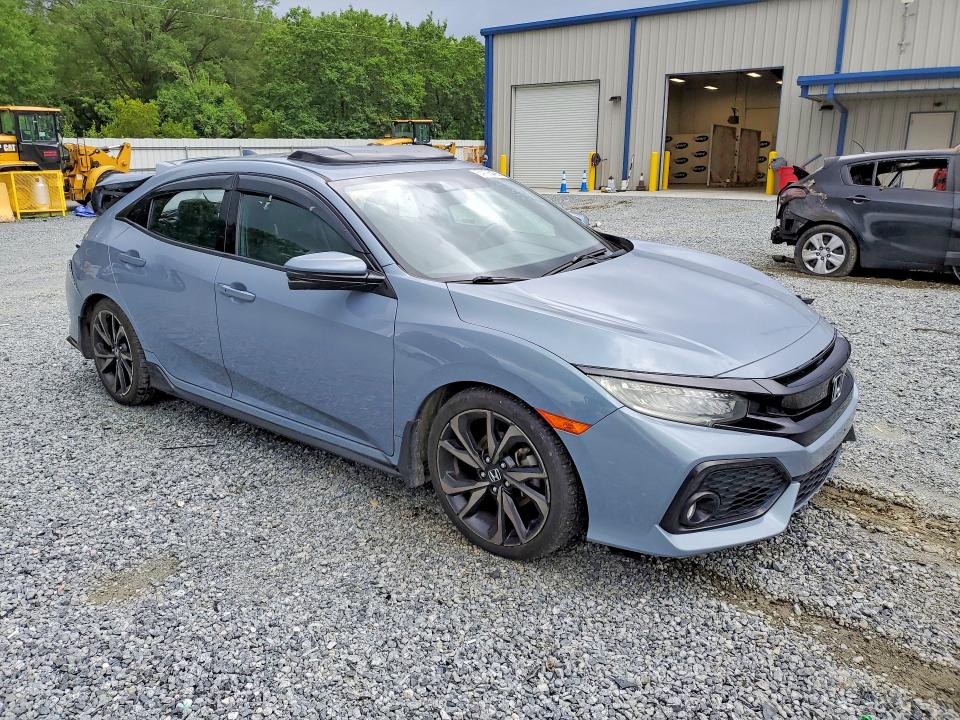2019 Honda Civic VIN SHHFK7H98KU210087 COPART salvage auction — REAR END, Nc - Salvage Certificate Of Title, sold $9,200 on 2026-07-02 (photo 4)