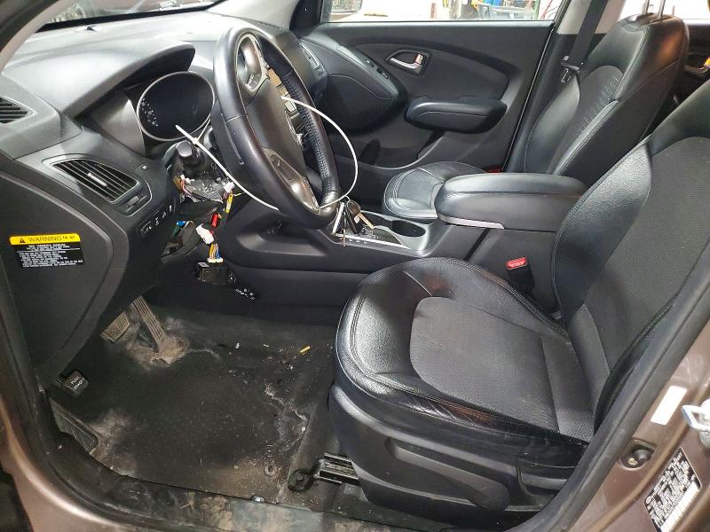 2012 Hyundai VIN KM8JUCAC7CU353007 COPART salvage auction — VANDALISM, Ak - Bill Of Sale- Salvage, sold $25 on 2026-07-28 (photo 7)