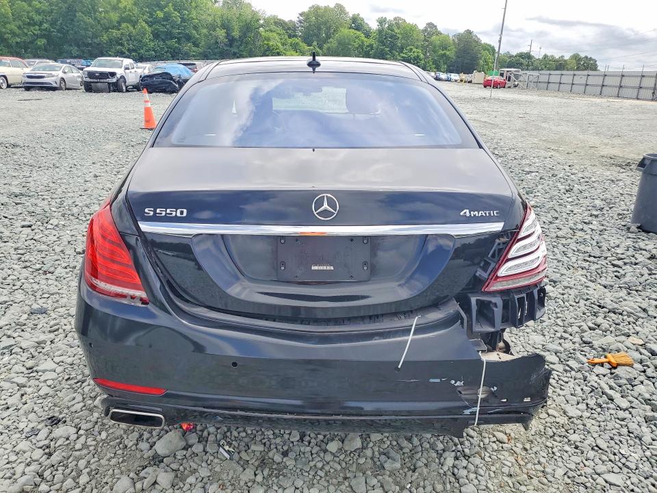 2016 Mercedes-benz S class VIN WDDUG8FB5GA205179 COPART salvage auction — REAR END, NC - SALVAGE CERTIFICATE OF TITLE, sold $150 on 2026-07-29 (photo 6)