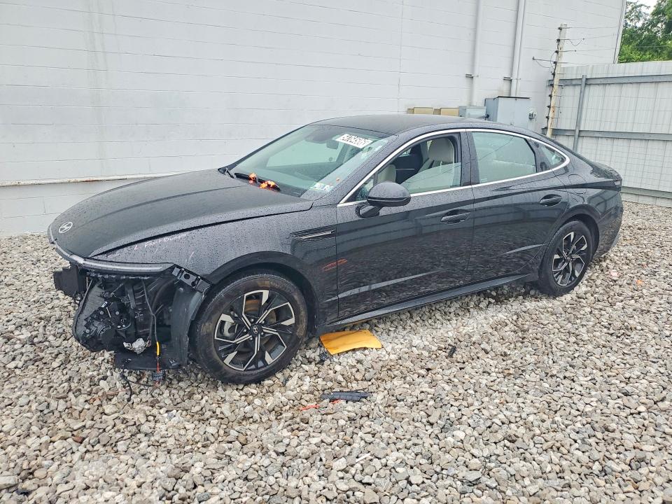2025 Hyundai Sonata VIN KMHL64JA7SA511417 COPART salvage auction — FRONT END, FL - CERT OF TITLE SLVG REBUILDABLE, sold $7,700 on 2026-07-22 (photo 1)