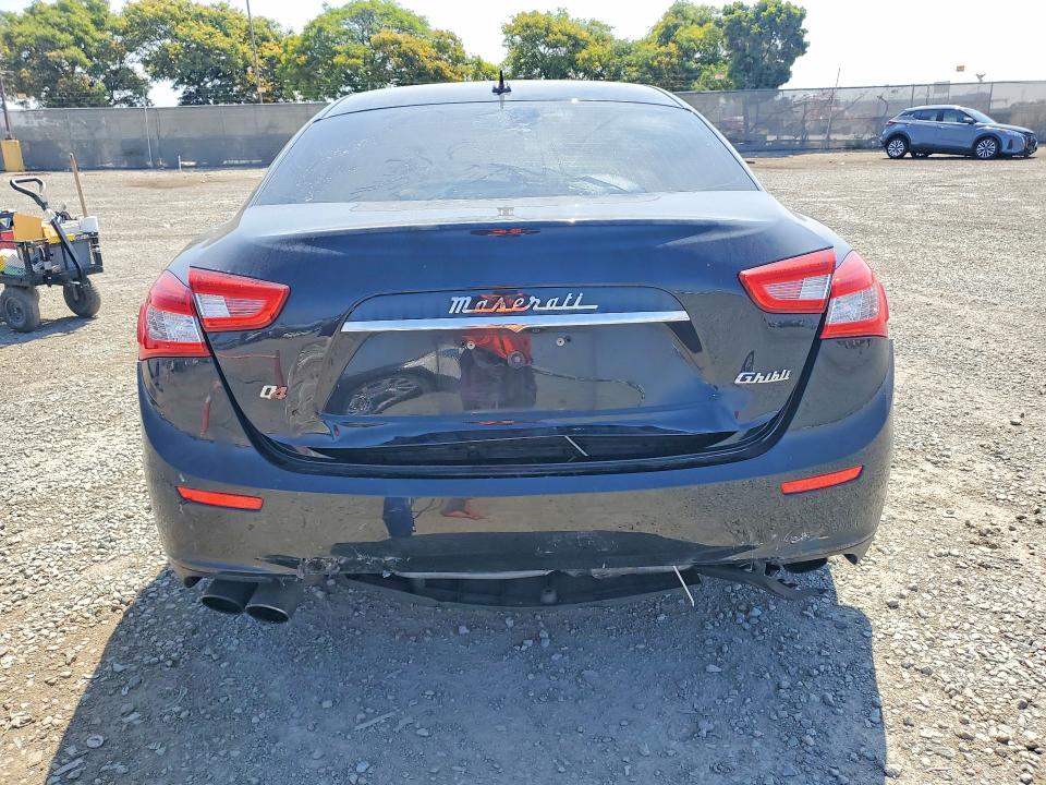 2015 Maserati VIN ZAM57RTA0F1154412 COPART salvage auction — REAR END, Ca - Salvage Certificate, sold $1,100 on 2026-07-24 (photo 6)