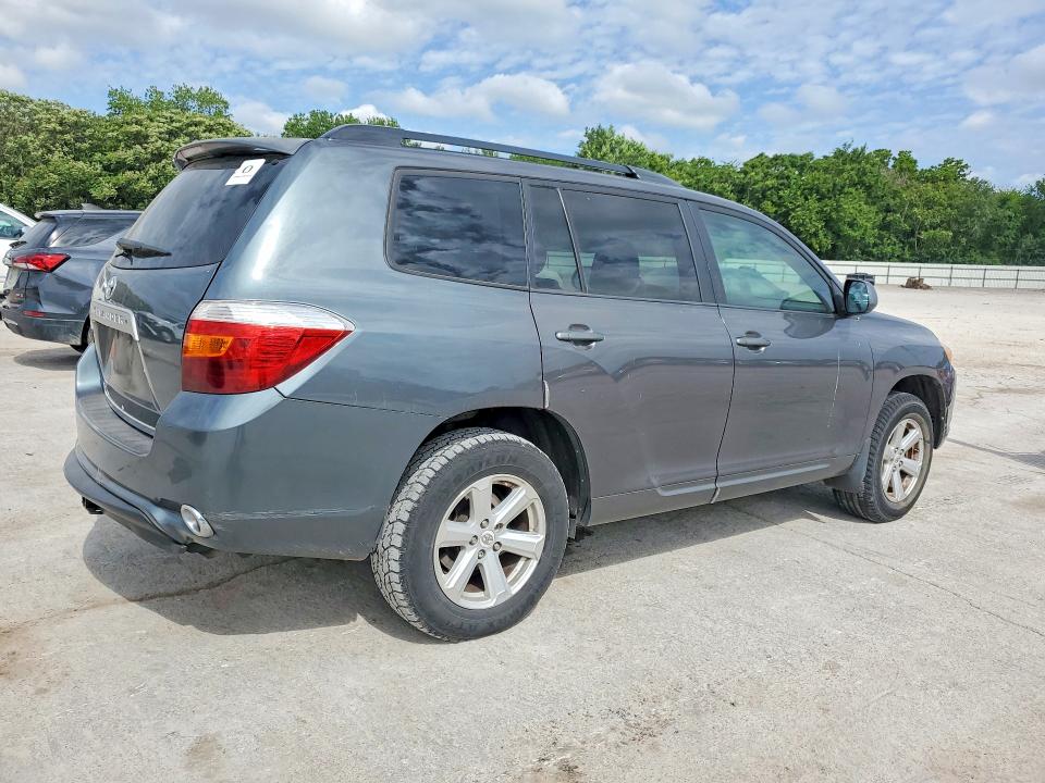 2010 Toyota Highlander VIN 5TDKK3EH6AS022201 COPART salvage auction — HAIL, Ok - Cert Of Title-Salvage, sold $3,950 on 2026-07-16 (photo 3)