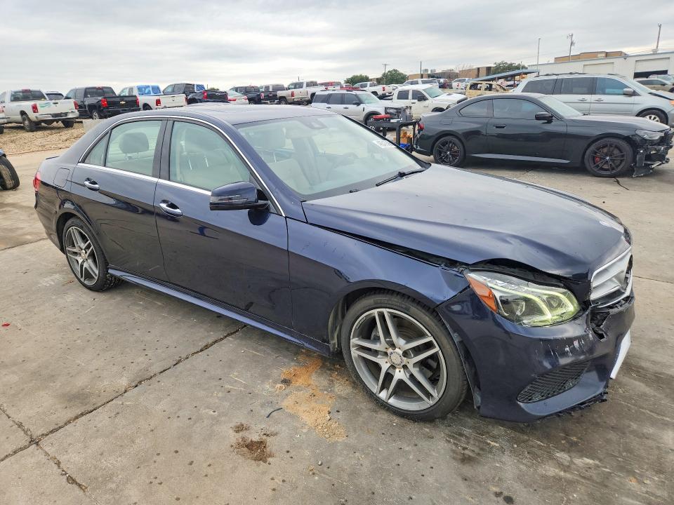 2016 Mercedes-benz E-klasse VIN WDDHF8JB5GB231769 COPART salvage auction — FRONT END, Tx - Salvage Vehicle Title, sold $3,550 on 2026-07-20 (photo 4)
