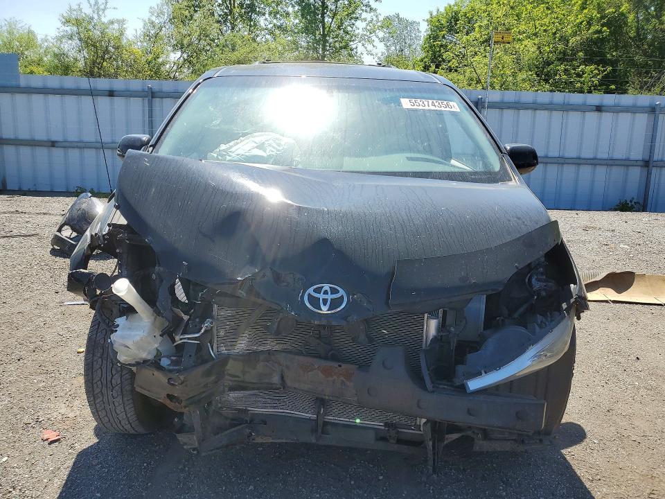 2013 Toyota Sienna VIN 5TDKK3DC9DS398482 COPART salvage auction — FRONT END, On - Permit Salvage, sold $1,750 on 2026-07-09 (photo 5)