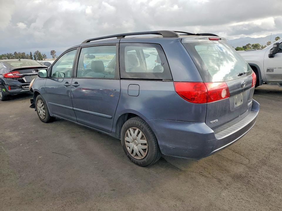 2008 Toyota Sienna VIN 5TDZK23C48S128608 COPART salvage auction — FRONT END, Ca - Salvage Certificate, sold $650 on 2026-07-20 (photo 2)