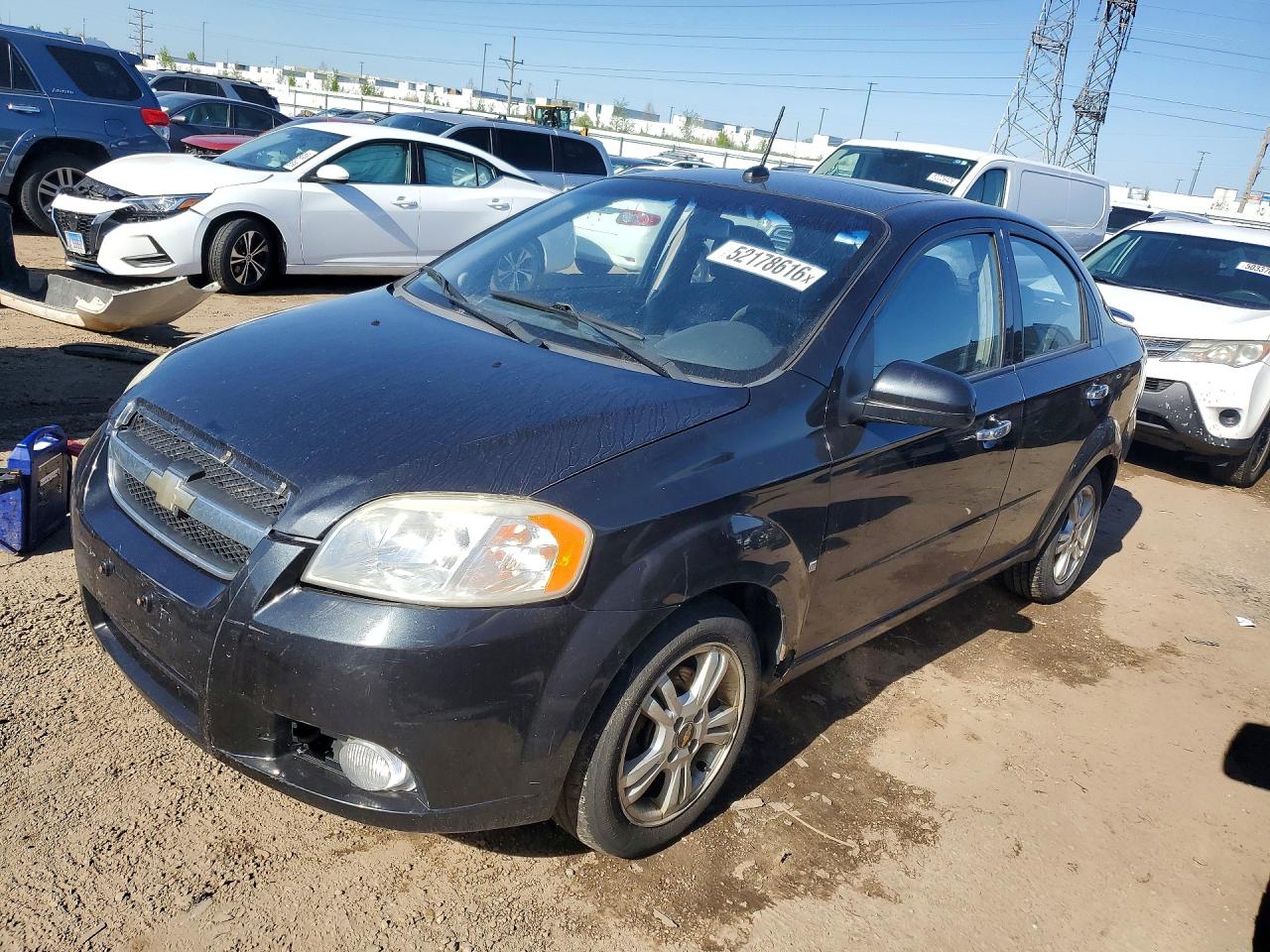 2009 Chevrolet Aveo VIN KL1TG56EX9B327328 COPART salvage auction — Side, AZ - CERT OF TITLE - SALVAGE, sold $675 on 2026-07-07 (photo 1)