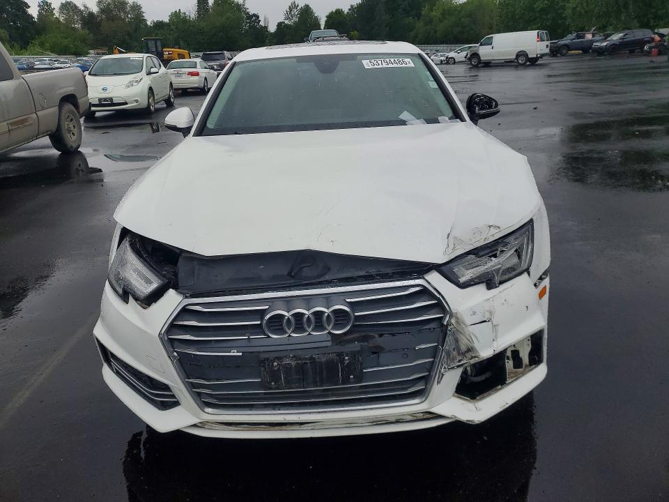2017 Audi A4 VIN WAULNAF43HN057965 COPART salvage auction — FRONT END, Or - Certificate Of Title (P), sold $2,500 on 2026-07-22 (photo 5)