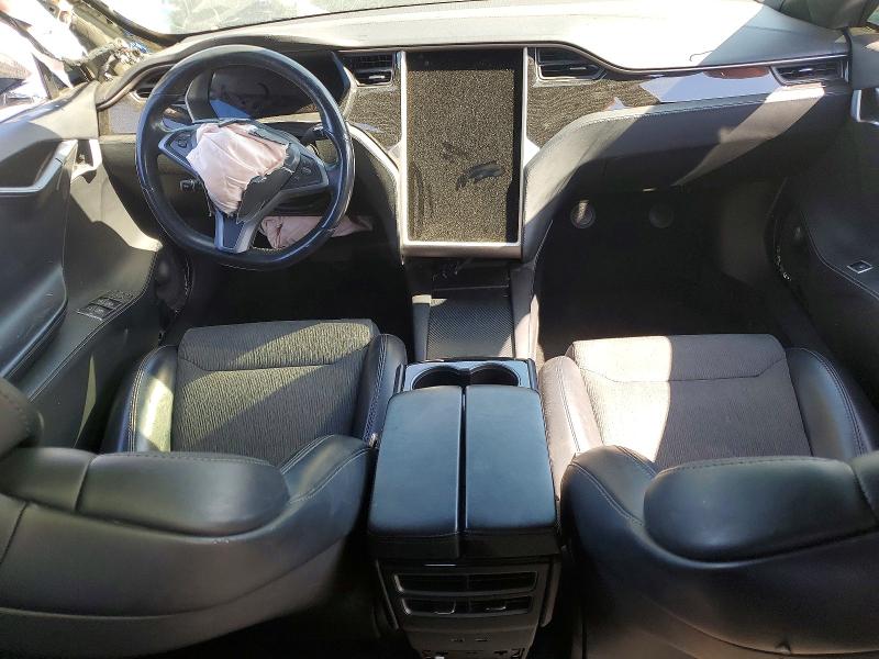 2018 Tesla VIN 5YJSA1E27JF280959 COPART salvage auction — FRONT END, Nv - Salvage Title, sold $3,200 on 2026-07-30 (photo 8)