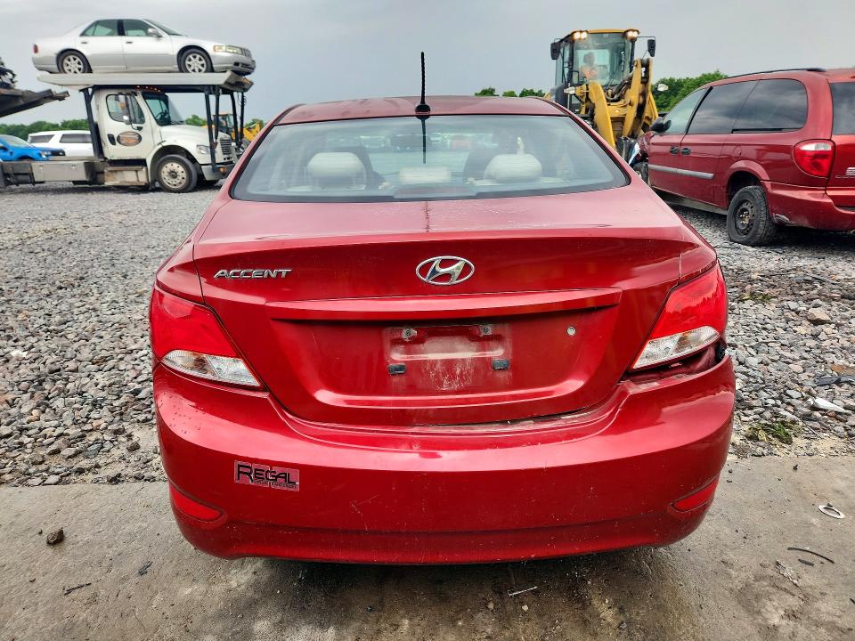 2017 Hyundai Accent VIN KMHCT4AE2HU374972 COPART salvage auction — ALL OVER, Mo - Salvage Certificate Of Title, sold $70 on 2026-07-21 (photo 6)