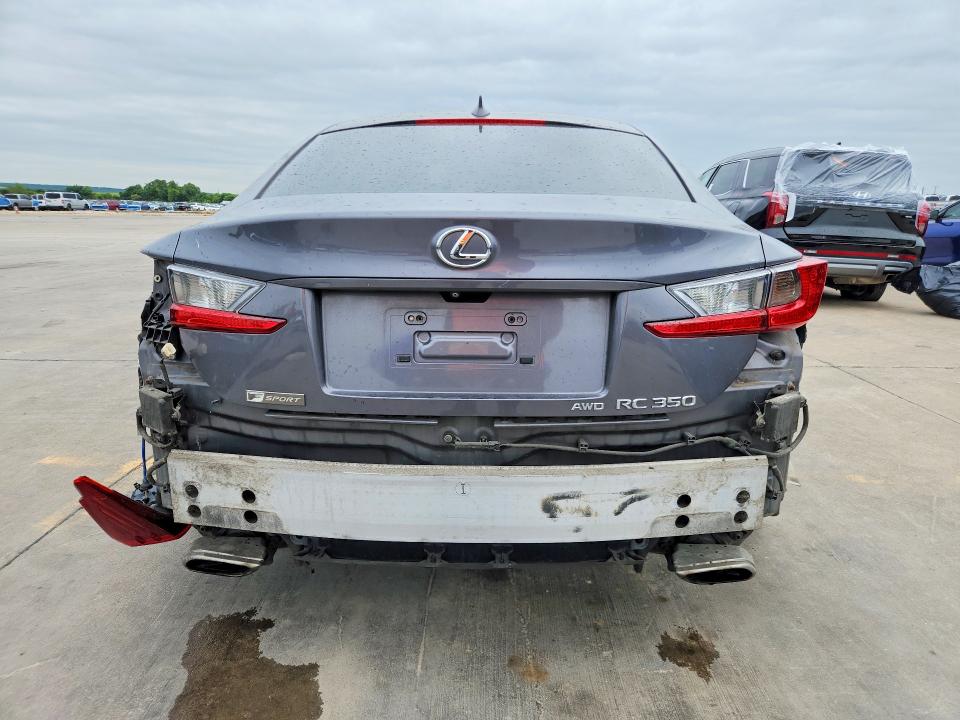 2015 Lexus VIN JTHSE5BC0F5004008 COPART salvage auction — REAR END, Tx - Salvage Vehicle Title, sold $375 on 2026-07-30 (photo 6)