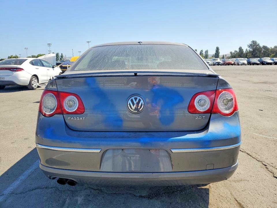 2008 Volkswagen Passat VIN WVWJK73C58P104550 COPART salvage auction — VANDALISM, Ca - Salvage Certificate, sold $125 on 2026-07-06 (photo 6)