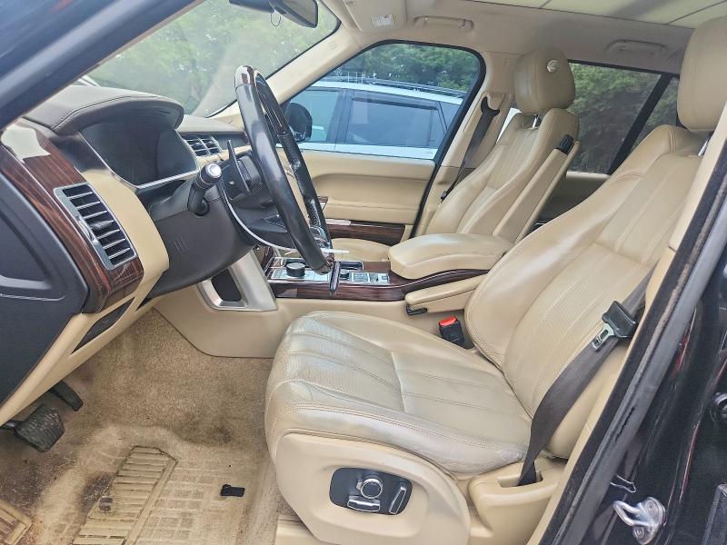 2016 Land rover RANGE ROVER VIN SALGS2VFXGA272117 COPART salvage auction — MECHANICAL, Ga - Certificate Of Title, sold $2,200 on 2026-07-02 (photo 7)