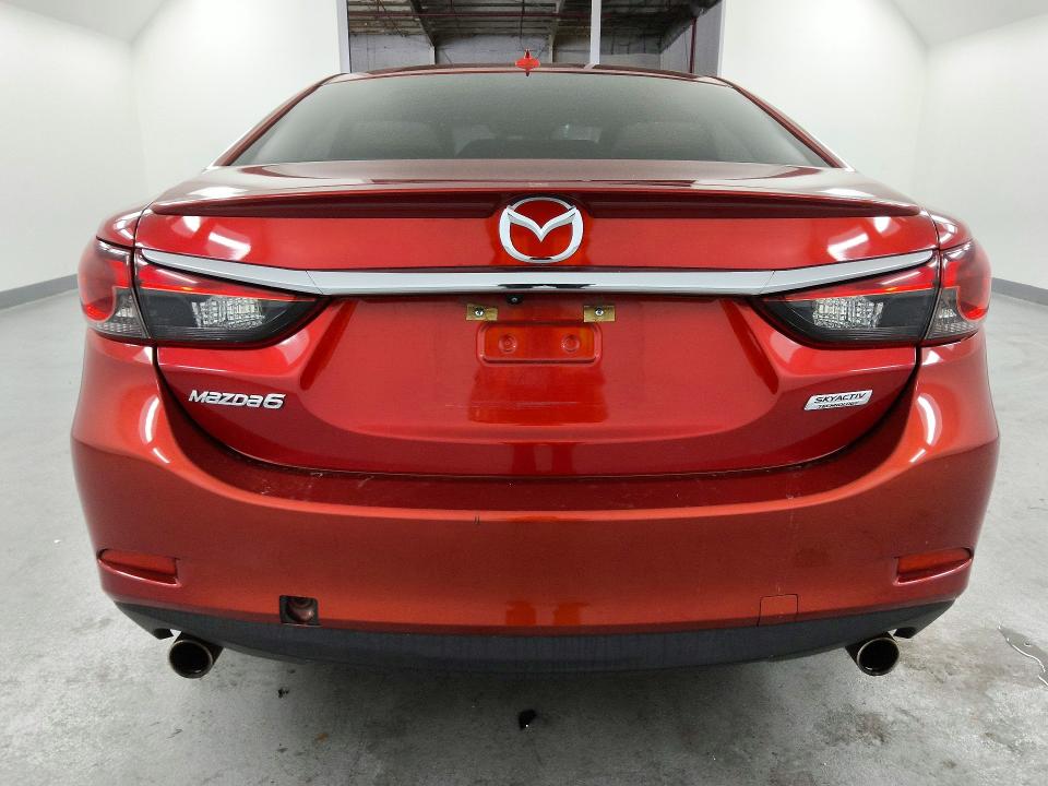2015 Mazda 6 VIN JM1GJ1W5XF1195208 COPART salvage auction — REAR END, Ca - Certificate Of Title, sold $2,900 on 2026-07-07 (photo 6)