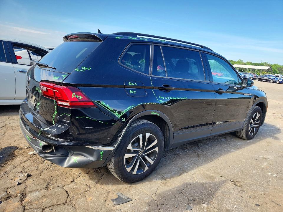 2024 Volkswagen Tiguan VIN 3VVRB7AX5RM137517 COPART salvage auction — REAR END, Ga - Cert Of Title-Salvage, sold $10,400 on 2026-07-28 (photo 3)