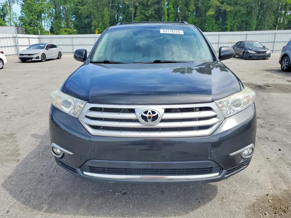 2012 Toyota Highlander VIN 5TDBK3EH6CS169430 COPART salvage auction — REAR END, Nc - Dealer Only Clean Title, sold $6,200 on 2026-07-02 (photo 5)