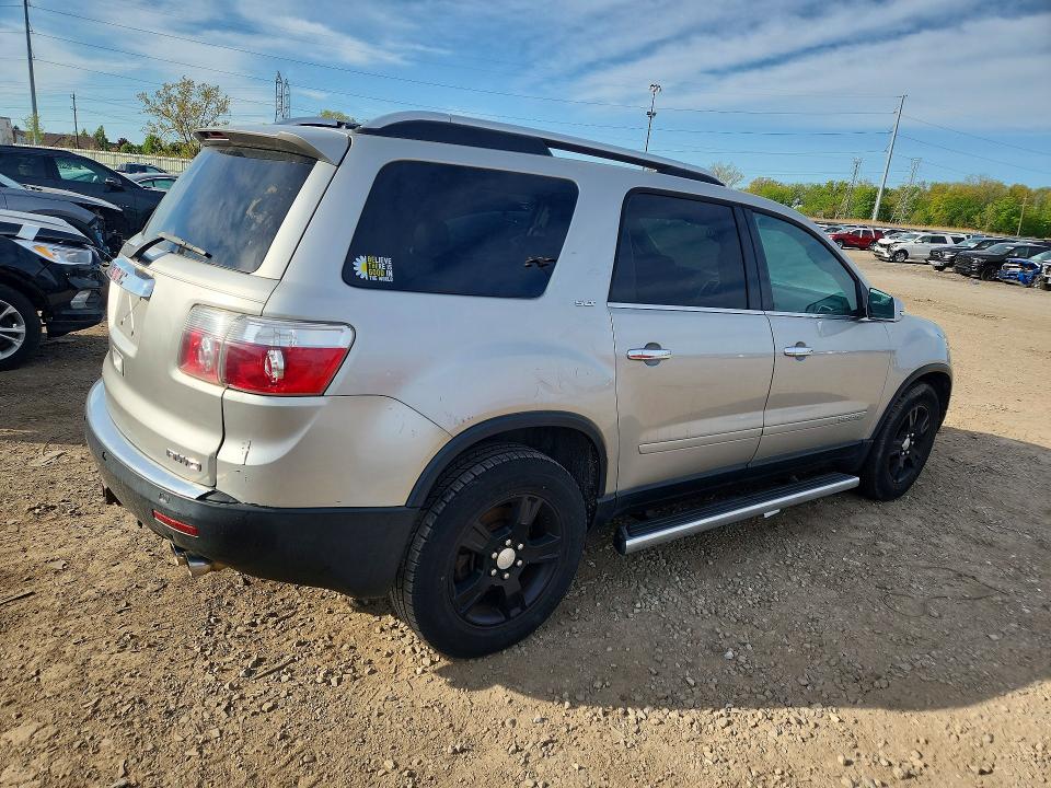 2008 Gmc Acadia VIN 1GKEV33778J172019 COPART salvage auction — REAR END, Mi - Dealer Only Clean Title (P), sold $725 on 2026-07-09 (photo 3)