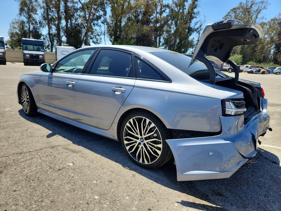 2018 Audi A6 VIN WAUC8AFC2JN033077 COPART salvage auction — REAR END, Salvage Title, sold $150 on 2026-07-24 (photo 2)