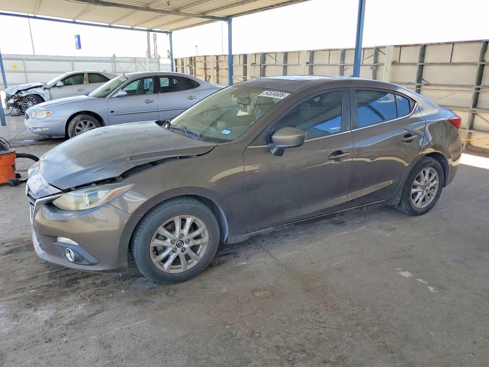 2014 Mazda 3 VIN JM1BM1W7XE1118548 COPART salvage auction — FRONT END, Tx - Salvage Vehicle Title, sold $2,350 on 2026-07-10 (photo 1)