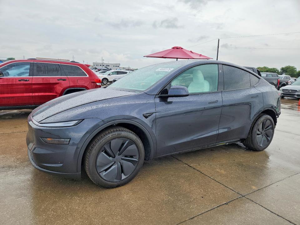 2026 Tesla Model y VIN 7SAYGDED8TA684593 COPART salvage auction — REAR END, TX - SALVAGE VEHICLE TITLE, sold $18,200 on 2026-07-30 (photo 1)