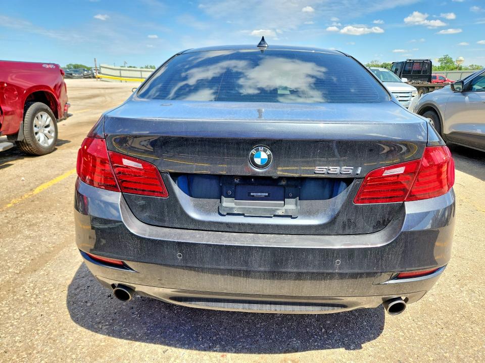 2016 BMW 5er VIN WBA5B3C56GG256859 COPART salvage auction — HAIL, Ks - Cert Of Title-Salvage, sold $4,050 on 2026-07-22 (photo 6)