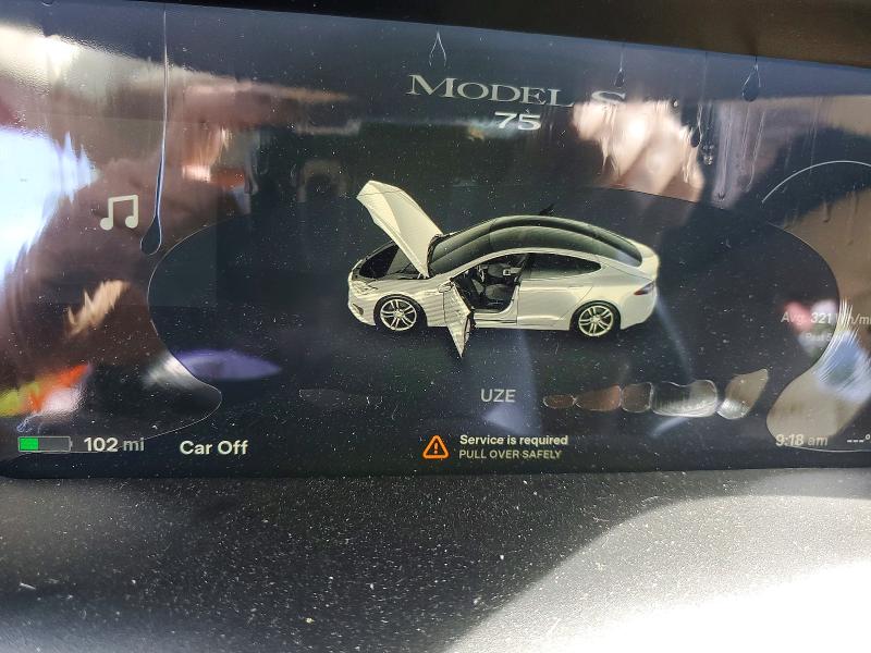 2017 Tesla Model s VIN 5YJSA1E18HF199213 COPART salvage auction — FRONT END, Wv - Certificate Of Title (P), sold $4,400 on 2026-07-08 (photo 9)