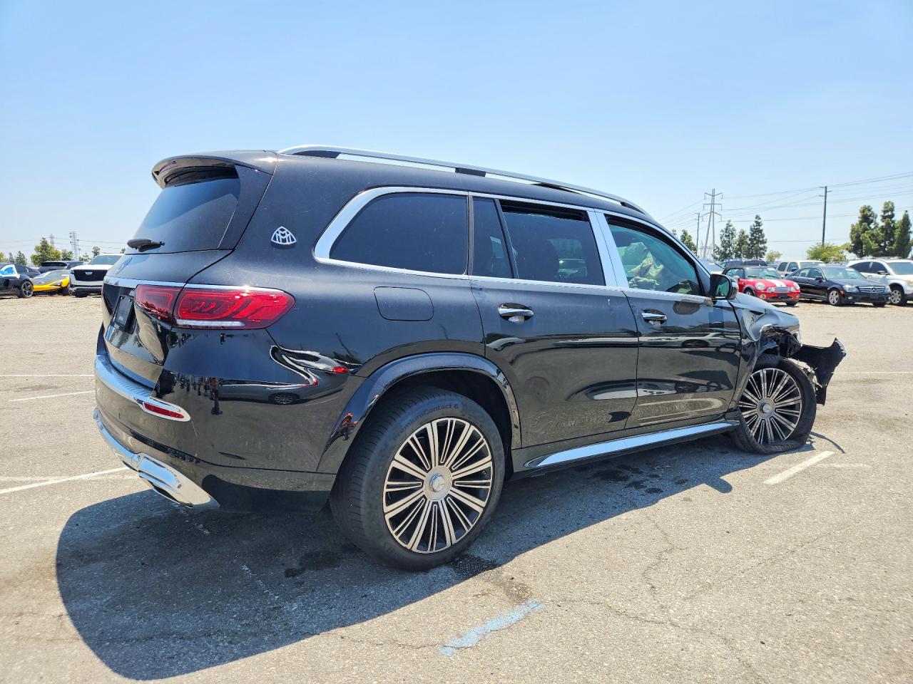 2023 Mercedes-Benz GLS-Class VIN 4JGFF8HB1PA985132 COPART salvage auction — Front End, CA - SALVAGE CERTIFICATE, sold $58,000 on 2026-06-30 (photo 3)