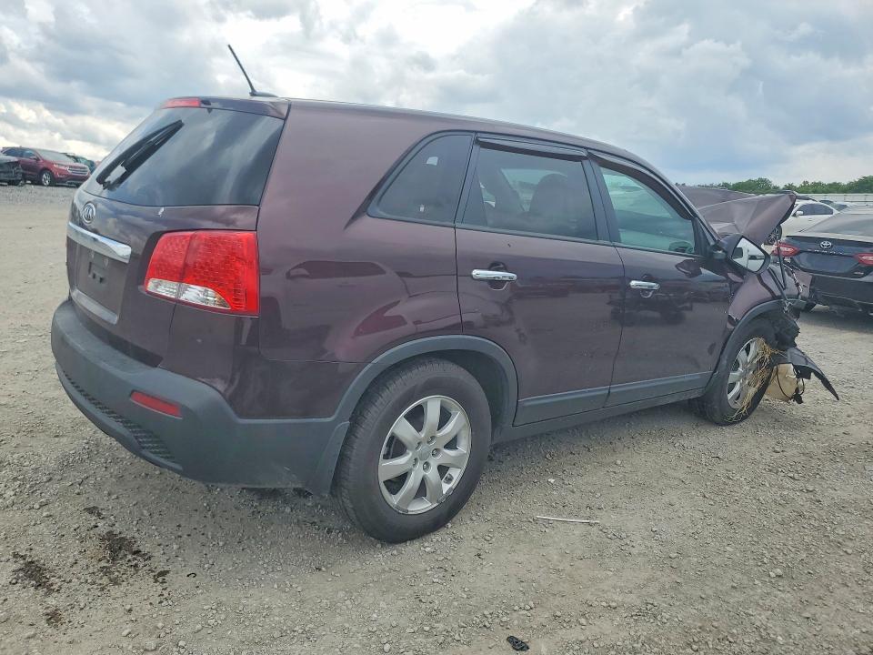 2013 Kia Sorento VIN 5XYKT3A10DG369711 COPART salvage auction — FRONT END, Tn - Salvage Certificate, sold $325 on 2026-07-02 (photo 3)