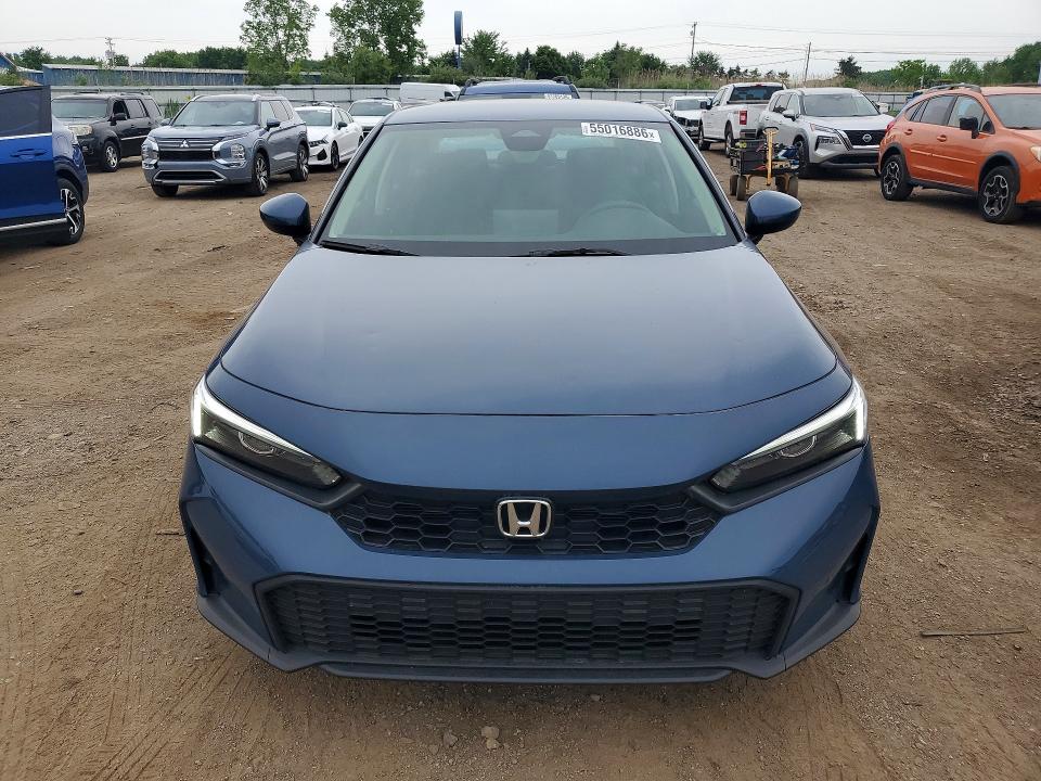 2026 Honda Civic VIN 2HGFE2F21TH544525 COPART salvage auction — HAIL, Oh - Cert Of Title-Salvage, sold $15,100 on 2026-07-30 (photo 5)