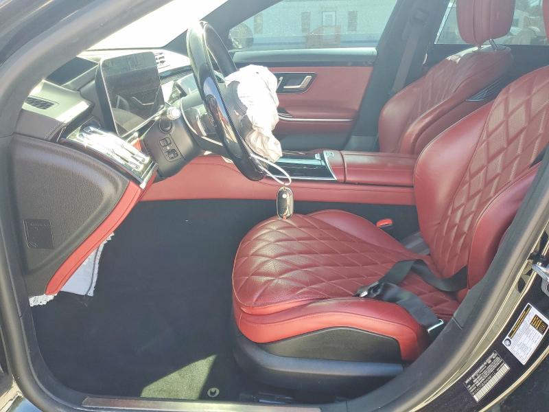 2022 Mercedes-benz S-klasse VIN W1K6G7GB2NA088112 COPART salvage auction — FRONT END, FL - CERT OF TITLE SLVG REBUILDABLE, sold $24,700 on 2026-07-28 (photo 7)