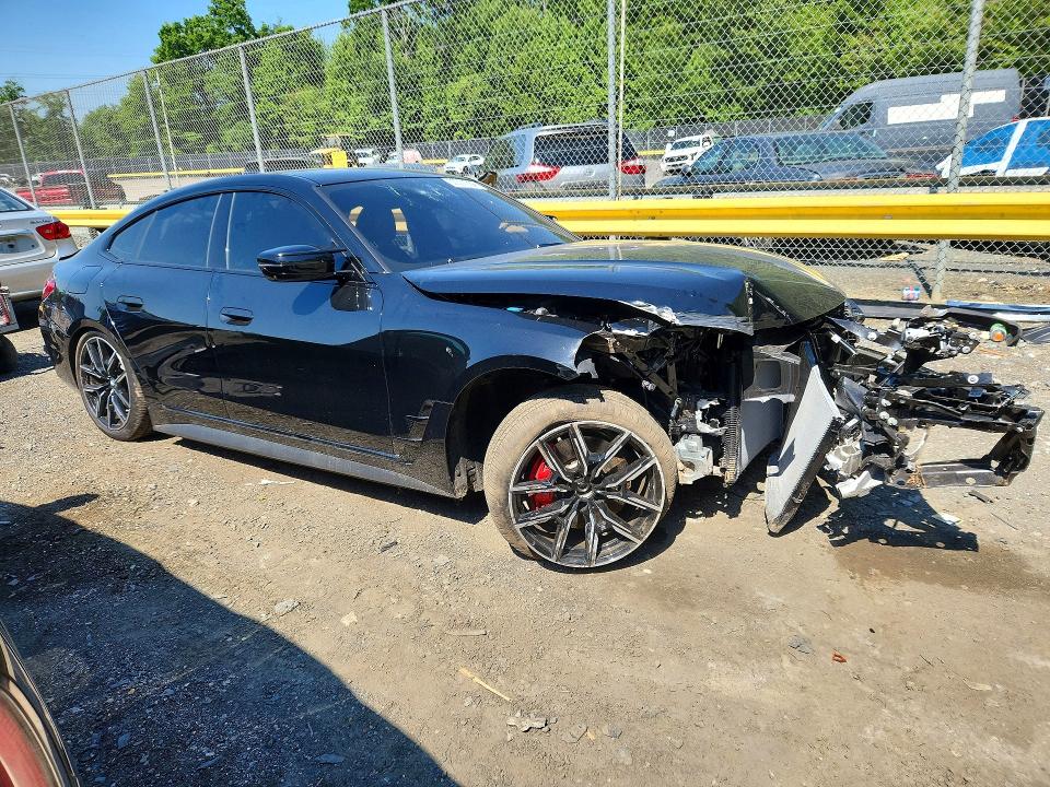 2025 BMW I4 VIN WBY33HD09SFU12994 COPART salvage auction — FRONT END, Md - Cert Of Salvage > 75% Damage, sold $5,100 on 2026-07-31 (photo 4)