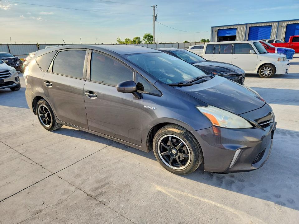 2012 Toyota Prius VIN JTDZN3EUXC3156507 COPART salvage auction — SIDE, Tx - Salvage Vehicle Title, sold $1,150 on 2026-07-07 (photo 4)