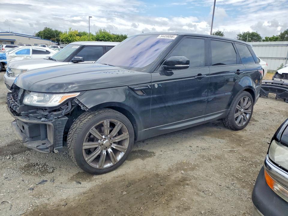 2016 Land rover Range rover sport VIN SALWR2PFXGA593711 COPART salvage auction — FRONT END, CA - SALVAGE CERTIFICATE, sold $3,650 on 2026-07-16 (photo 1)