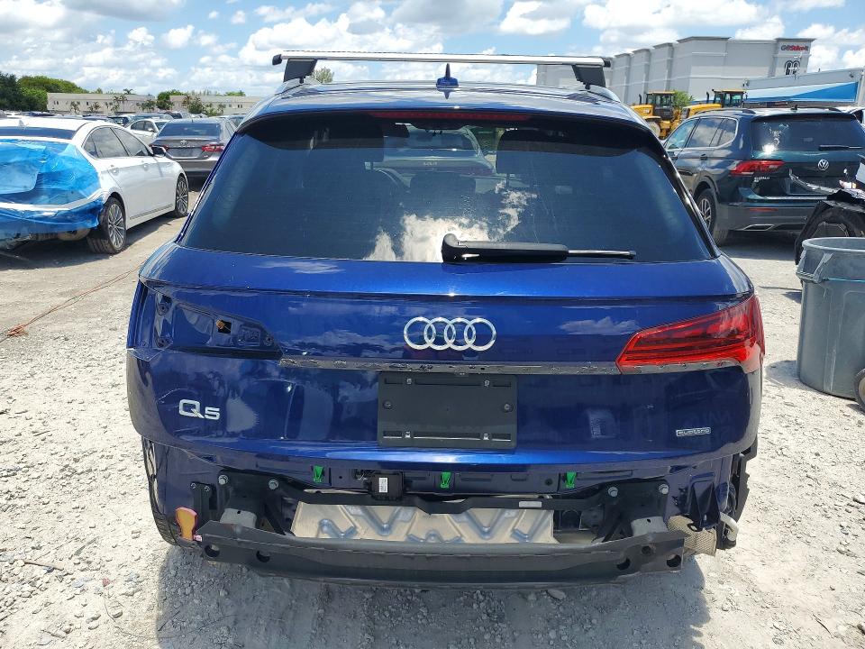 2021 Audi Q5 VIN WA1AAAFY4M2102863 COPART salvage auction — REAR END, TX - CERTIFICATE OF TITLE, sold $8,700 on 2026-07-28 (photo 6)