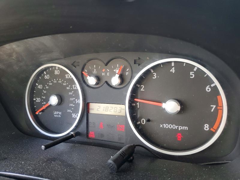 2005 Hyundai Tiburon VIN KMHHM65D95U157351 COPART salvage auction — FRONT END, CA - SALVAGE CERTIFICATE, sold $175 on 2026-07-24 (photo 9)