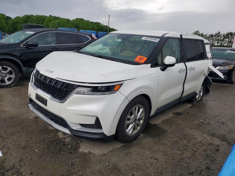 2022 Kia Carnival VIN KNDNB4H3XN6170196 COPART salvage auction — REAR END, Nj - Cert Of Title-Salvage, sold $4,550 on 2026-07-29 (photo 1)