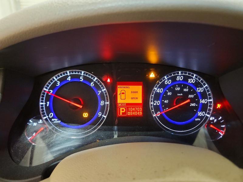 2010 Infiniti Ex35 VIN JN1AJ0HR6AM752691 COPART salvage auction — MINOR DENT/SCRATCHES, WV - CERTIFICATE OF TITLE, sold $475 on 2026-07-07 (photo 9)