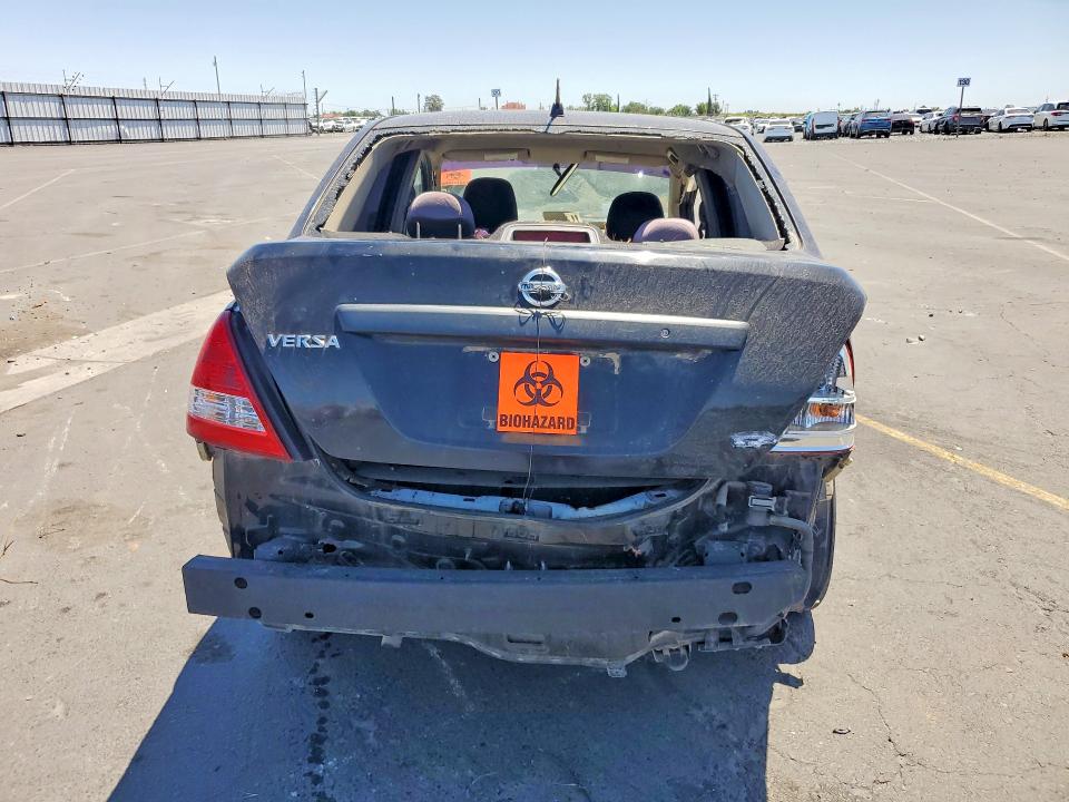 2009 Nissan Versa VIN 3N1CC11E69L453790 COPART salvage auction — FRONT END, CA - SALVAGE CERTIFICATE, sold $80 on 2026-07-02 (photo 6)