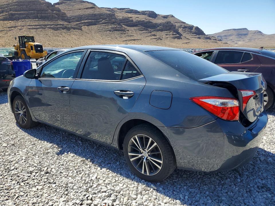 2016 Toyota Corolla VIN 5YFBURHE2GP557428 COPART salvage auction — REAR END, Id - Salvage Certificate Of Title, sold $3,600 on 2026-07-29 (photo 2)